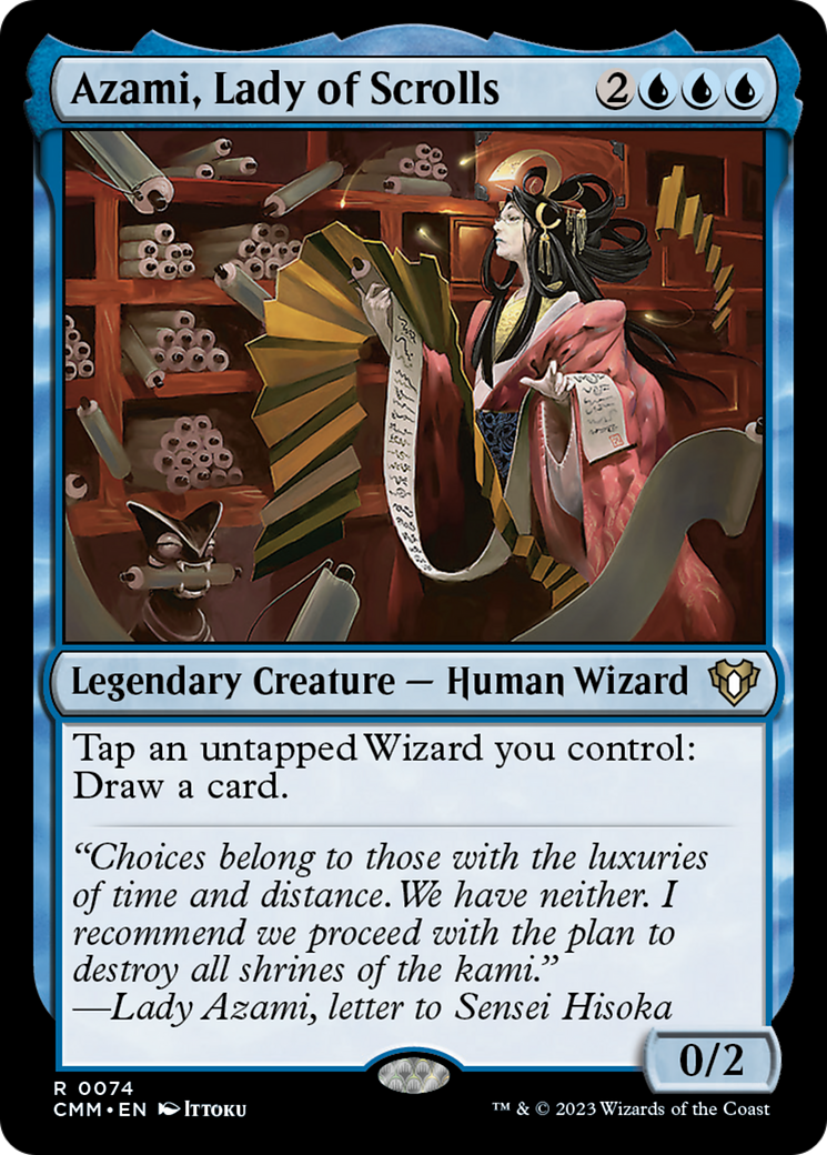 Azami, Dame des parchemins [Commander Masters]