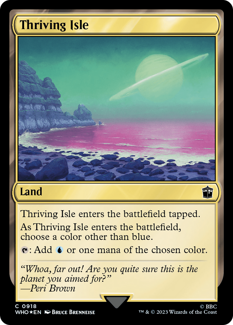 Île luxuriante (Surge Foil) [Doctor Who]