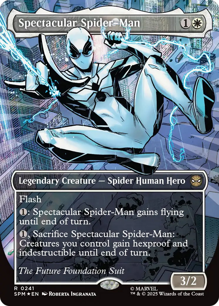 Spectacular Spider-Man (0241) (Sans bordure) (Feuille texturée) [Marvel's Spider-Man]
