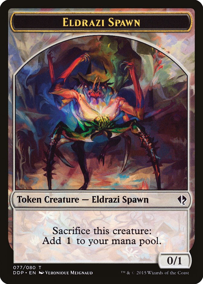 Jeton de rejeton Eldrazi (077/080) [Decks duellistes : Zendikar vs. Eldrazi]