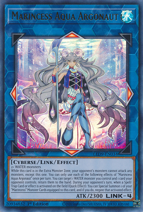 Marincess Aqua Argonaut [LED9-FR034] Ultra Rare
