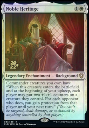 Noble Heritage [Commander Legends: Batalla por Puerta de Baldur Promos de prelanzamiento]