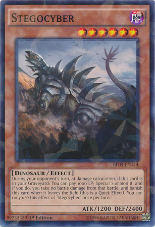 Stegocyber [BP03-EN114] Rare Brisure