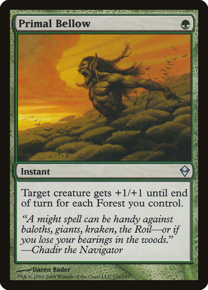 Rugissement primordial [Zendikar]