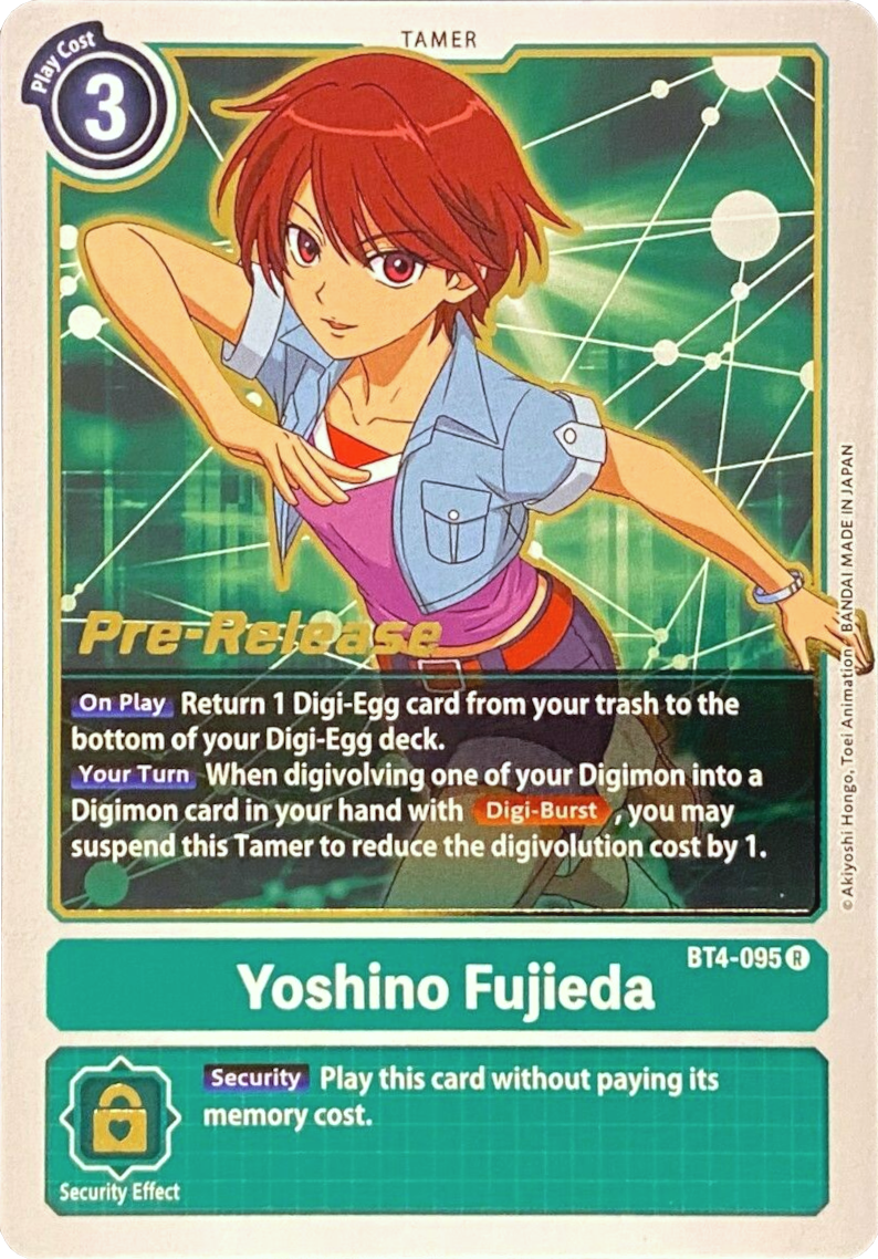 Yoshino Fujieda [BT4-095] [Promociones previas al lanzamiento de Great Legend]
