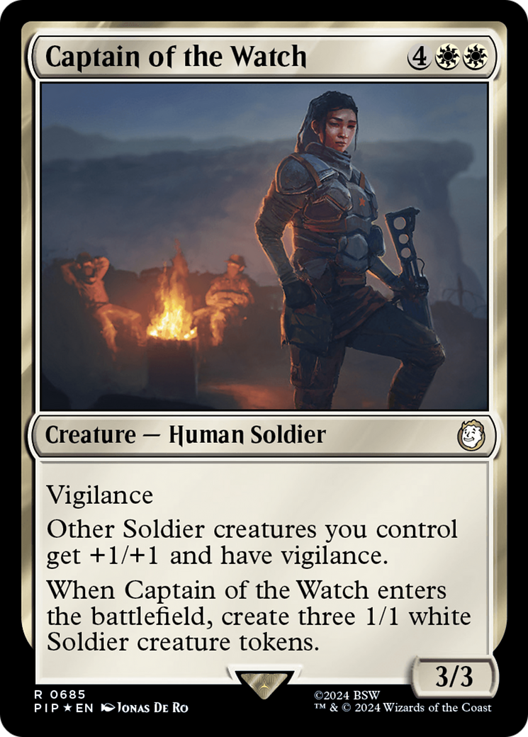 Capitaine de la Garde (Surge Foil) [Fallout]
