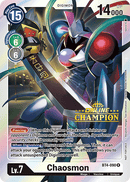 Chaosmon [BT4-090] (Campeón en línea) [Promociones de Great Legend]
