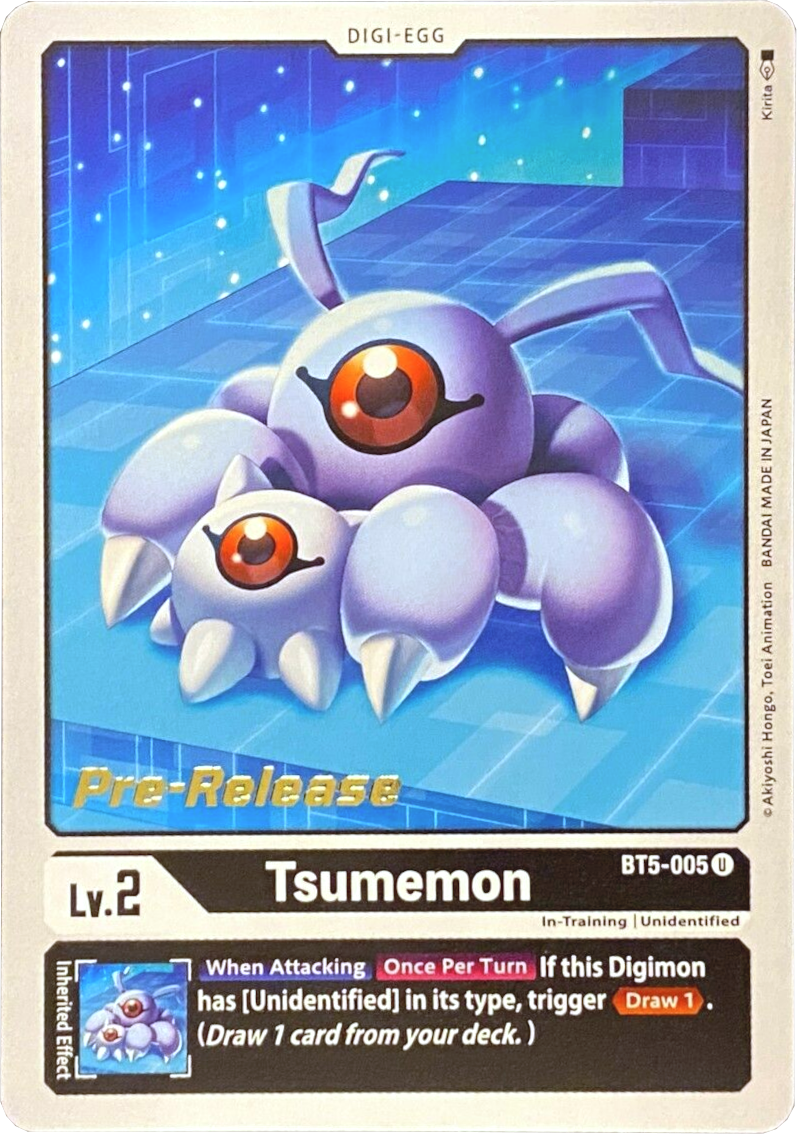 Tsumemon [BT5-005] [Cartas Promocionales de Prelanzamiento Batalla de Omni]