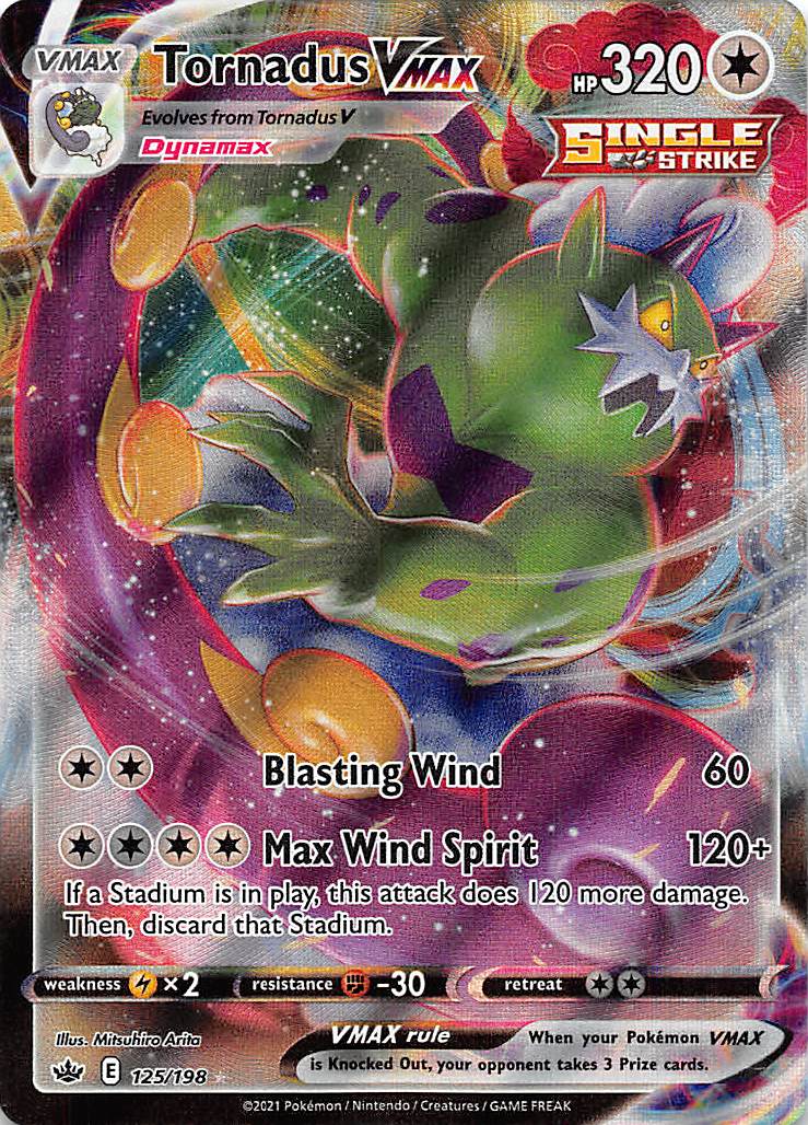 Tornadus VMAX (125/198) [Espada y Escudo: Reinado Escalofriante]