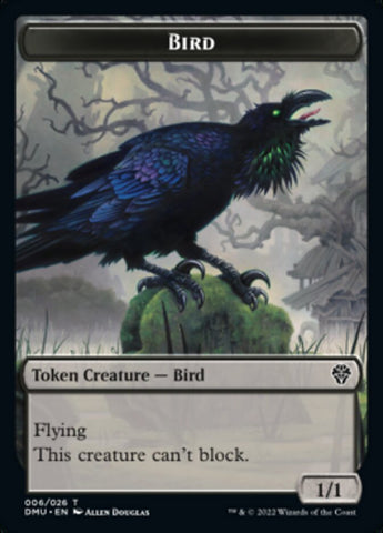 Ficha de Ave (006) [Fichas de Dominaria Unida]