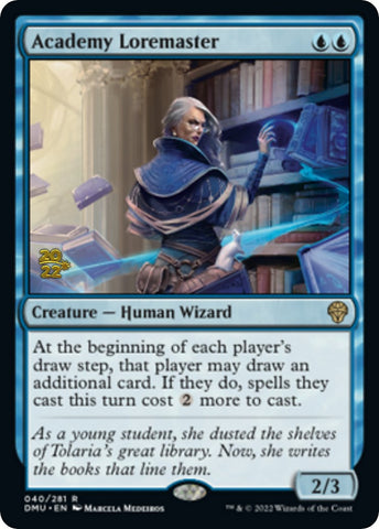 Maître loremage de l'académie [Promos d'Avant-première Dominaria Uni]