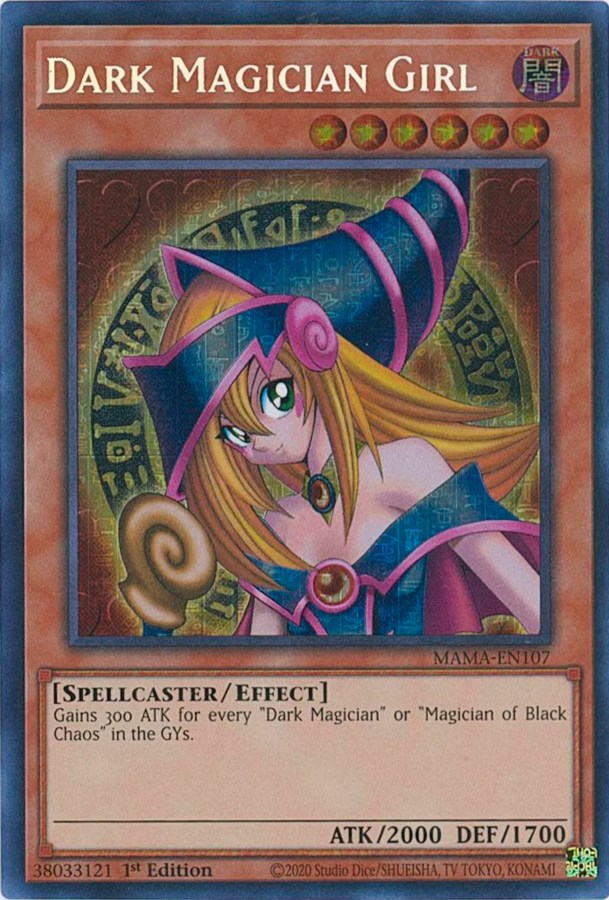 Dark Magician Girl [MAMA-EN107] Rara Secreta del Faraón