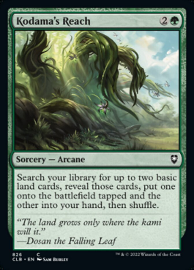 Alcance de Kodama [Commander Legends: Battle for Baldur's Gate]