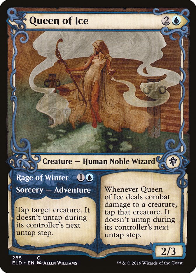 Reine de glace // Furie hivernale (Vitrine) [Le trône d’Eldraine]