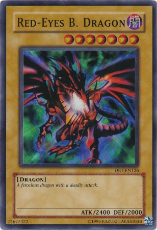Dragon Noir aux Yeux Rouges [DB1-FR126] Super Rare