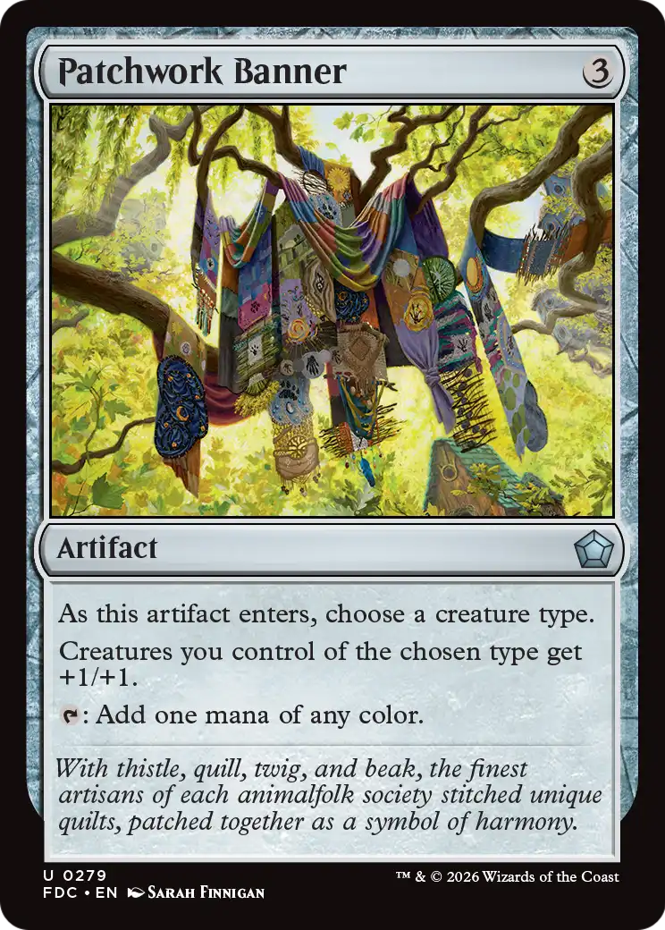 Patchwork Banner [Foundations Commander]