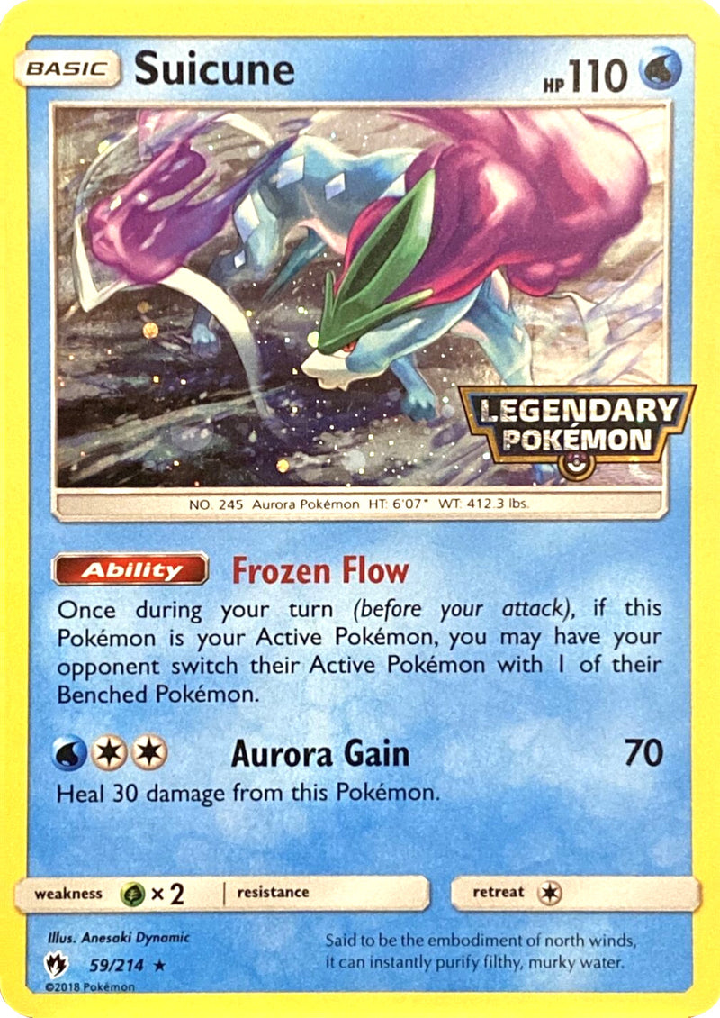 Suicune (59/214) (Pokémon Legendario Sellado) [Sol y Luna: Truenos Perdidos]
