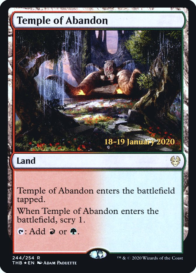 Temple de l'abandon [Extensions avant-première Theros par-delà la mort]