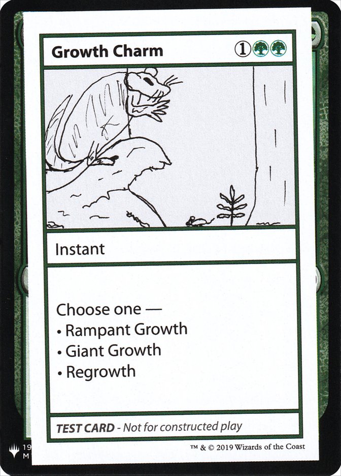 Amulette de croissance [Cartes de test de cartes mystère]
