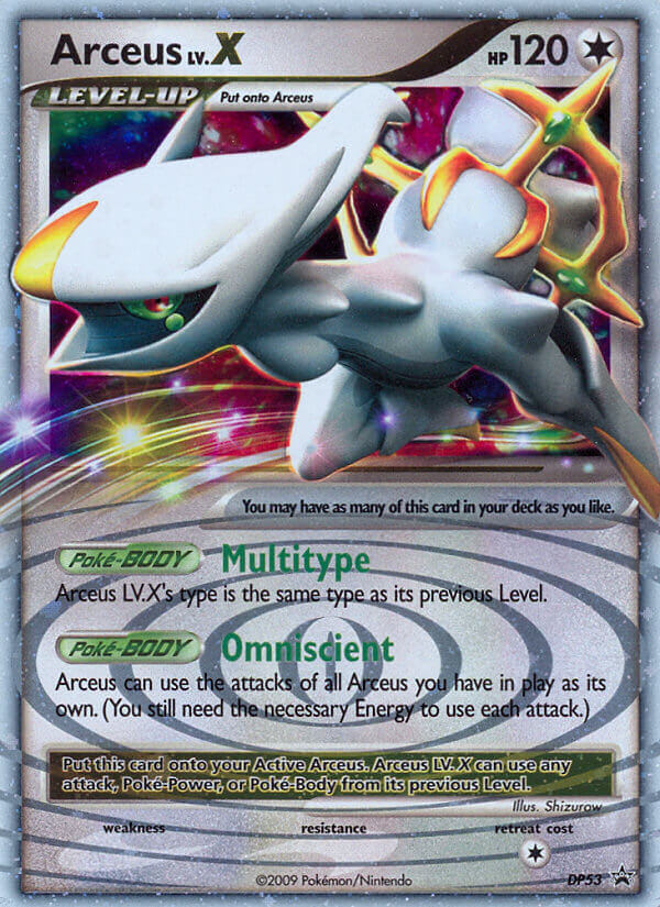 Arceus Lv.X (DP53) [Diamant & Perle : Cartes promo Étoile Noire]
