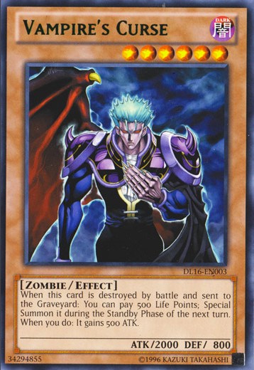 Malédiction du Vampire (Verte) [DL16-FR003] Rare