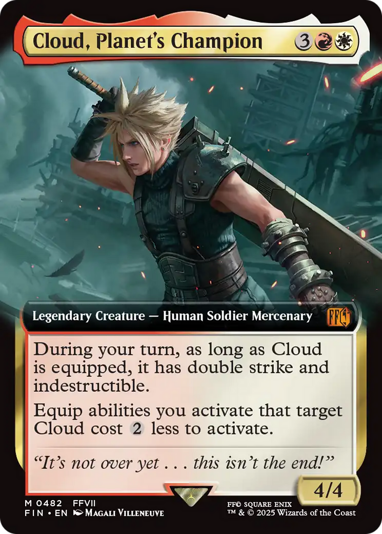 Cloud, champion de la planète (Illustration étendue) [FINAL FANTASY]