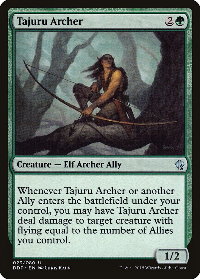 Archère tajuru [Decks de duel : Zendikar contre Eldrazi]