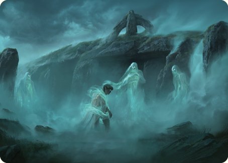 Carte illustrée Brouillard sur les Hauts des Galgals [Le Seigneur des Anneaux : Histoires de la Terre du Milieu - Série d'illustrations]