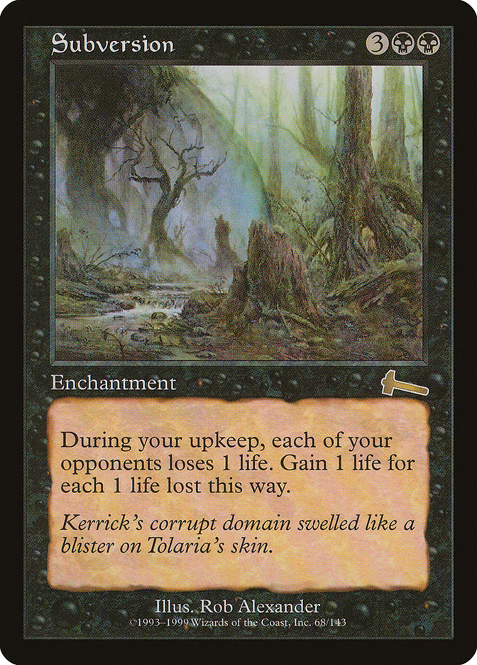 Subversion [L'Héritage d'Urza]
