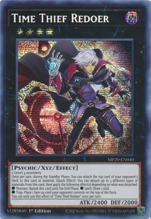 Rebobineur Voleur de Temps [MP20-FR040] Secret Rare Prismatique