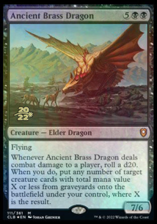 Dragon de cuivre ancien [Commander Legends : La Bataille de la Porte de Baldur – Boosters d'avant-première]