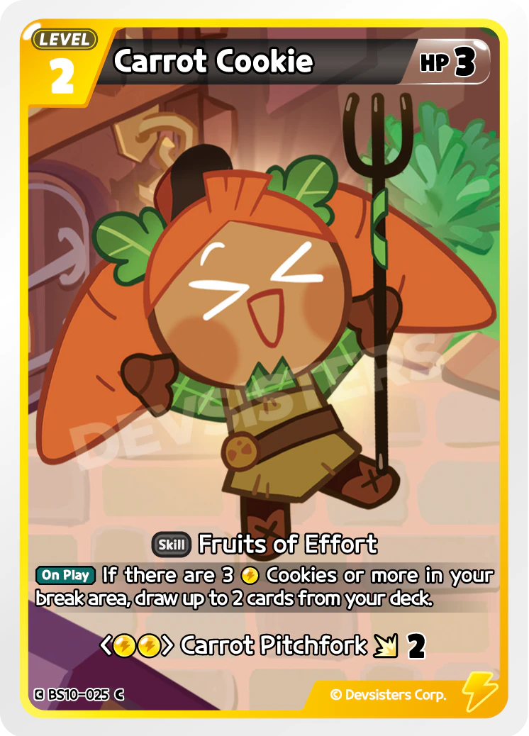 Image for Carrot Cookie (BS10-025) (BS10) - CookieRun: Braverse TCG