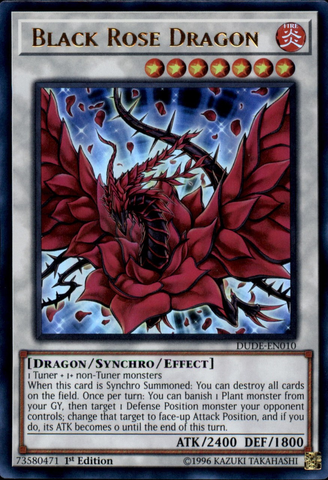 Dragón Rosa Negra [DUDE-EN010] Ultra Rara