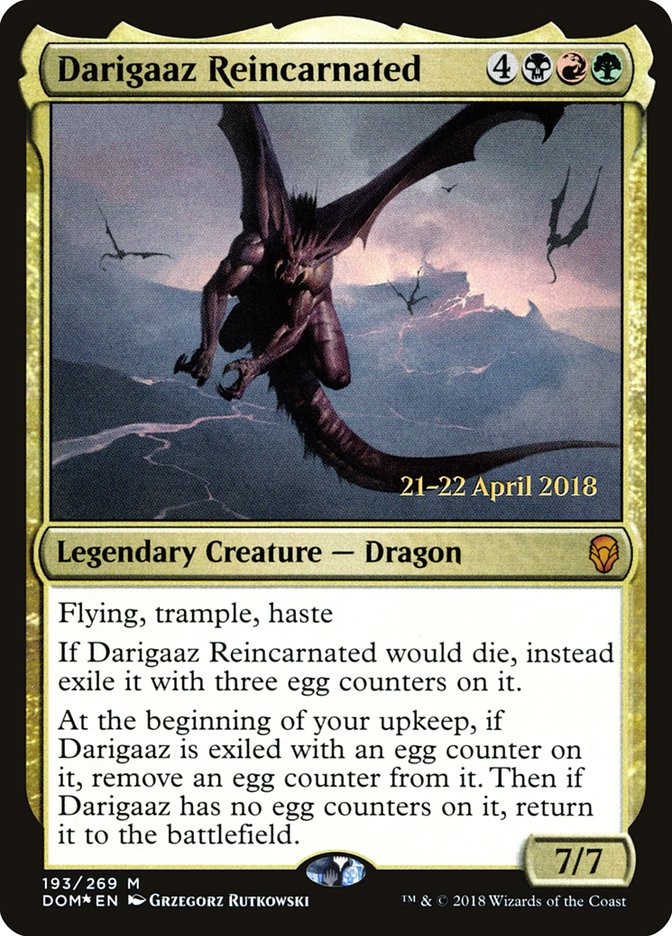 Darigaaz réincarné [Dominaria Prerelease Promos]