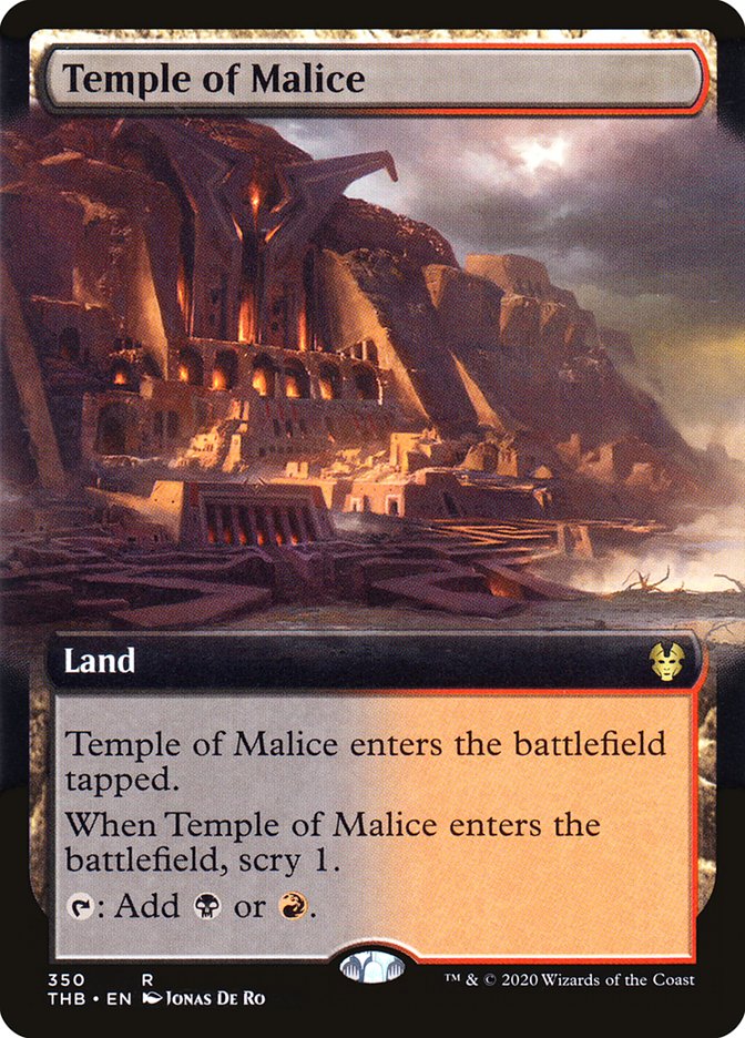 Temple de la malveillance (Extended Art) [Theros par-delà la mort]