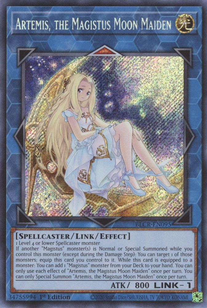 Artémis, la Mage-Artilleuse Vierge Lunaire [BLCR-FR095] Secret Rare