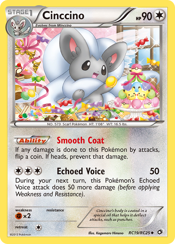 Cinccino (RC19/RC25) [Negro y Blanco: Tesoros Legendarios]