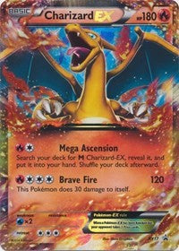 Dracaufeu EX (XY17) (Carte géante) [XY: Promo Étoile Noire]