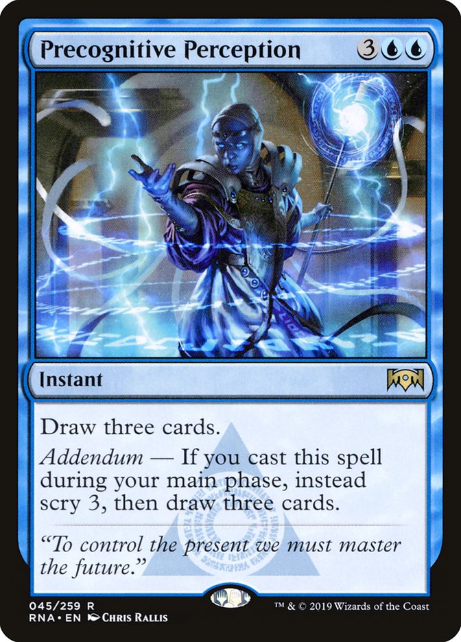 Perception précognitive [Allégeance de Ravnica]