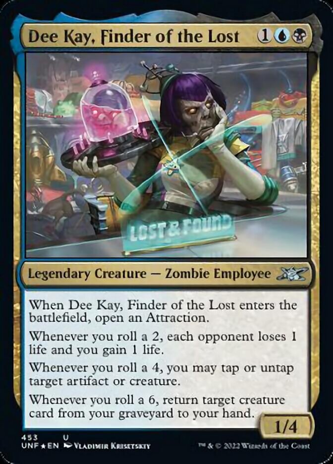 Dee Kay, Trouveur du perdu (Galaxy Foil) [Unfinity]