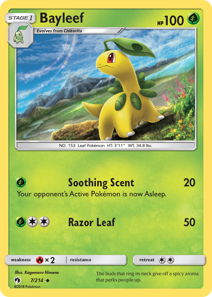 Bayleef (7/214) [Soleil et Lune : Tonnerre Perdu]