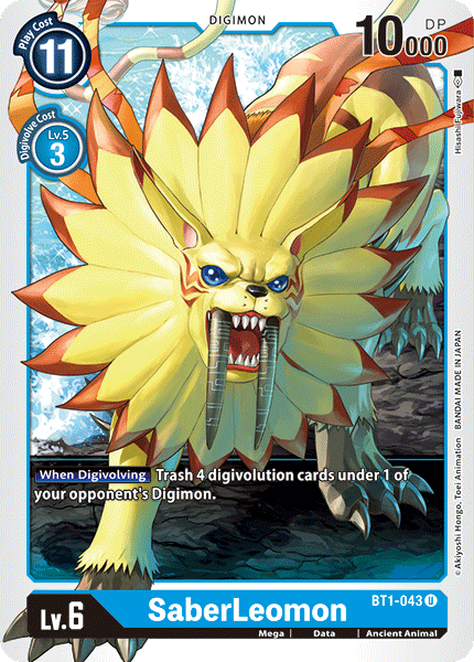 SaberLeomon [BT1-043] [Special Booster de Lanzamiento Ver.1.0]
