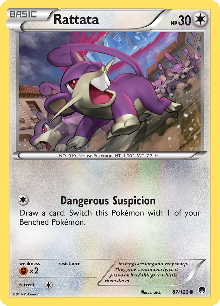 Rattata (87/122) [XY: Rupture TURBO]