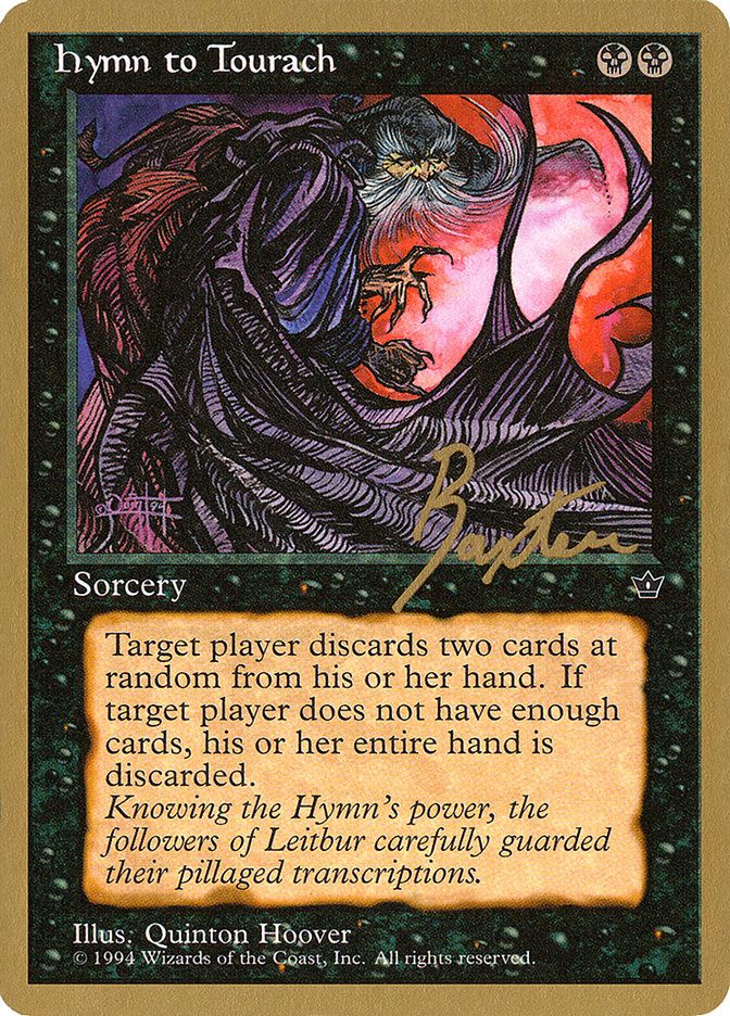 Hymne à Tourach (Manteau) (George Baxter) [Pro Tour Collector Set]