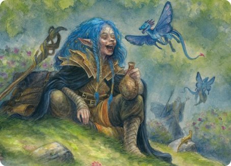 Carte d'art de la Filou de Féerie [Donjons & Dragons : Aventures dans les Royaumes Oubliés - Série d'illustrations]