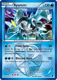 Kyurem (31/116) (Exclusivité Deck Thème) [Noir & Blanc: Glaciation Plasma]