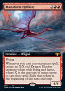 Draco infernal moldeador (Arte extendido) [Innistrad: Voto Carmesí]
