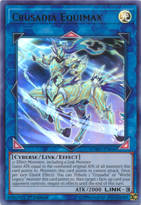 Crusadia Equimax [CYHO-FR044] Ultra Rare