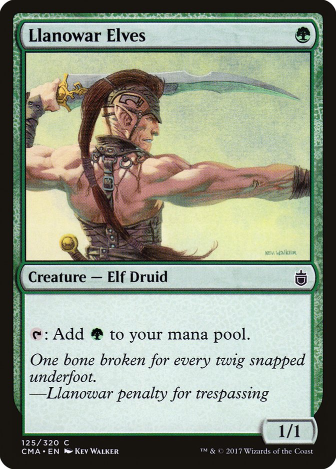 Elfes de Llanowar [Anthologie Commander]