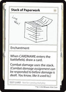 Pile de paperasse (Édition 2021) [Cartes de test Mystère Booster]